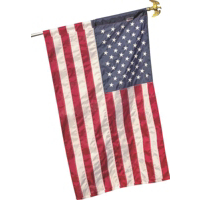 Perma Nyl Nylon Sewn and Embroidered Heavyweight Usa Flag 2 1/2 By 4 Foot 60650 by Valley Forge Flag
