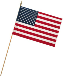 8 Inch By 12 Inch Stick Flags USE8D by Valley Forge Flag Best Price