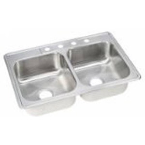 33 By 22 By7 Inch Double Bowl Sink NVP3322LF by Elkay Manufacturing Best Price