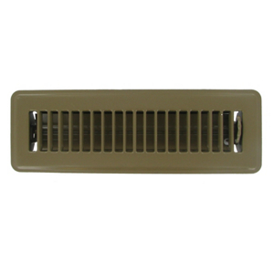 2 By 10 Inch Brown Floor Register 413B2X10-R by American Metal Best Price