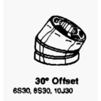 6 Inch 30 Degree Galvanized Elbow 6S30 by Airjet Best Price