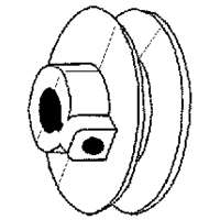 1/ 2 Inch V Belt Pulley 200B-1/2 by Chicago Die Casting Best Price