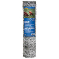 12 Inch By 50 Feet 1 Inch Poultry Netting 20 Gauge 308415B by Midwest Air Technologies Best Price