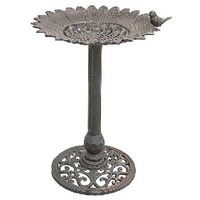 Sunflower Copper Birdbath 29619CR by Midas Lin Best Price
