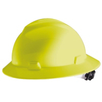 Yellow Ratch Non Slot Hat 10012177 by MSA Safety Works
