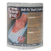 Quick Fix 6 Inch By 33 1/3 Foot Roof Gutter Repair Tape Aluminum 80520633SW by Protecto Wrap Best Price