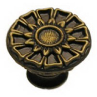 Corinthia Flat Bronze Cabinet Knob Bronze Rubbed AH-1136-3 by Anne At Home Best Price