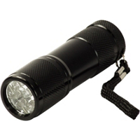 Miracle Beam 9 LED Hi-Lite Pocket Flashlight Aircraft Aluminum
