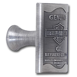 Harley Davidson Roadhouse Collection Oil Can Design Cabinet Knob Antique Pewter HDL-10112 by Ace Product Management Group Best Price