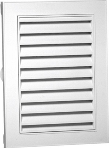 18 By 24 Inch White Vinyl Rectangular Gable Ven 626080-00 by Canplas Best Price