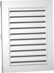 12 By 18 Inch Rectangular Gable Vent White 626075-00 by Canplas Best Price