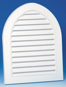 22 By 28 Inch Cathedral Gable Vent White 626110-00 by Canplas Best Price