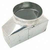 Snap Rite Register Boot Standard Straight Back 12 Inch By 2 1/4 Inch 12X2X6-110R by Gray Metal Products