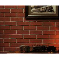 2 1/4 By 8 By 5/16 Inch Red Decorative Brick ZC002205 by Zygrove Z Brick Best Price