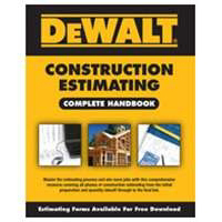 Dewalt Dewalt Construction Estimating 978-1-4354-9899-0 by Cengage Learning Best Price