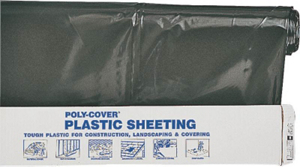 Poly Film 6 Mil Plastic Black Polyethylene Film 12 Inch By 100 Feet 6X1-B by LBM Poly Best Price