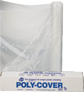 Poly Film 4 Mil Clear Polyethylene Film 28 By 100 Foot 4X28-C by LBM Poly Best Price