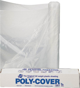 Poly Film 4 Mil Clear Polyethylene Film 40 By 100 Foot 4X40-C by LBM Poly Best Price