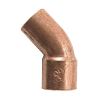 1/2 Cop 45 Street Elbow 31194 by Elkhart Products