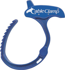 Cable Clamps 3 Inches Cable Clamp Large Blue CCL 0201-UP-001 by Q A Worldwide Best Price