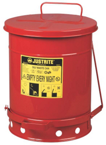 Oily Waste Can 10 Gal 09300 by Justrite Manufacturing Best Price