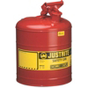 5 Gal Red Type 1 Safety Can 7150100 by Justrite Manufacturing