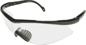 Safety Glasses Black Frame Clear Lens DB111 by Wolf Peak International Best Price