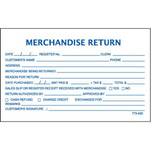 100 Count Mer Return Form 773432 by Centurion Best Price