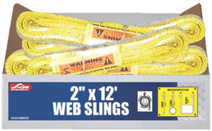 2 Inch By 12 Foot 2Ply Twisted Poly Sling 20-EE2-9802X12 by S Line Best Price