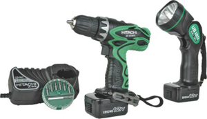 12 Volt 3/8 Inch Driver Drill Kit DS12DVF3 by Hitachi Koki Power Tools Best Price