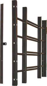 PP Spag 4Bar Blck Window Guard Pp-Spag 94014 by Grisham Best Price