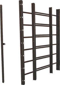 PP Spag 6Bar Blck Window Guard Pp-Spag 96016 by Grisham Best Price