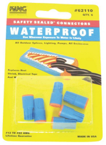 Safety Sealed 12 22 Waterproof Wire Connectors Pack of 6 62110 by King Safety Products Best Price