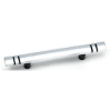Kama Square Cabinet Pull Antique Silver 23360 by Laurey