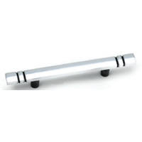 Kama Square Cabinet Pull Antique Silver 23360 by Laurey
