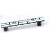 Kama Flower Cabinet Pull Antique Silver 23560 by Laurey