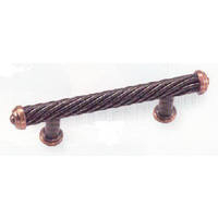 Capri Cabinet Pull Antique Pewter With Copper 57907 by Laurey Best Price