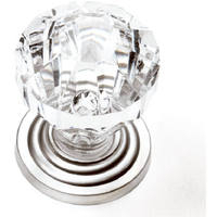Acrystal Cabinet Knob Acrystal and Satin Pewter 82059 by Laurey Best Price