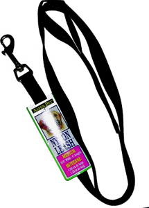 4 Foot By 5/8 Inch Nylon Black Leash 15010 by Aspen Pet Best Price