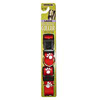 1 Inch By 16 26 Reflective Paw Collar Red 27879 by Aspen Pet Best Price