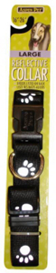 1 Inch By 16 26 Reflective Paw Collar Bk 27880 by Aspen Pet Best Price