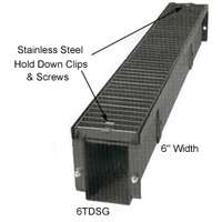 Steel Grate Trench Drain 6X4 6TDSG4 by Marshall Stamping Best Price