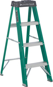 4 Foot Fiberglass Typeii Medium Ladder FS4004 by Louisville Ladder Best Price