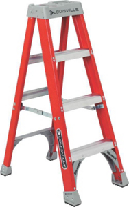 4 Feet Fibergls Stepladder Type Ia FS1504 by Louisville Ladder Best Price