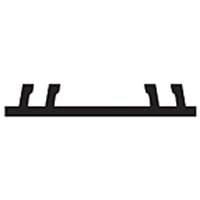 3 1/2 Inch By 8 Foot Black Screen Base BASE38 by Screen Tight Best Price