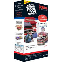 original Space Bags Cube Shape 2 Sizes-1 Large and 1 Extra Large BRS86112-6 by Itw Space Bag Best Price