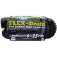 4 Inch By 25 Feet Black Flex Drain 50115 by Cleveland Tubing Best Price