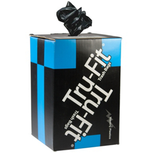 24 inch by 30 inch Kitchen and office Liner Black .5 mil 150 Count TL243005K by Waverly Plastics Best Price