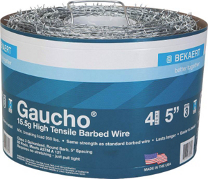 Gaucho 15 1/2 Gauge 2 Point Gaucho Barb Wire 118290 by Bekaert Best Price