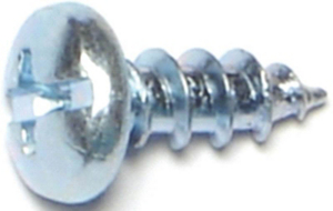 #10 By 1/2 Inch Slotted and Phillips Pan Head Self Tapping Screws 03186 by Midwest Best Price